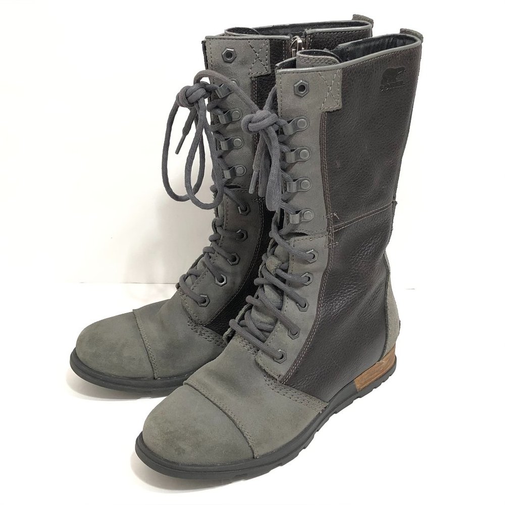 Sorel Gray and Black Winter Boots